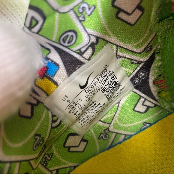 Nike Zoom Freak 3 NRG UNO 50th Anniversary Green Giannis Men's Sneaker Size 9 - Picture 11 of 11